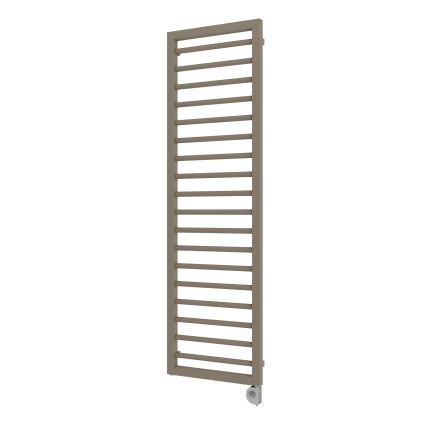 Vertaduro - Kupaonski radijator s termostatom ADEL 600W 172x50 cm taupe
