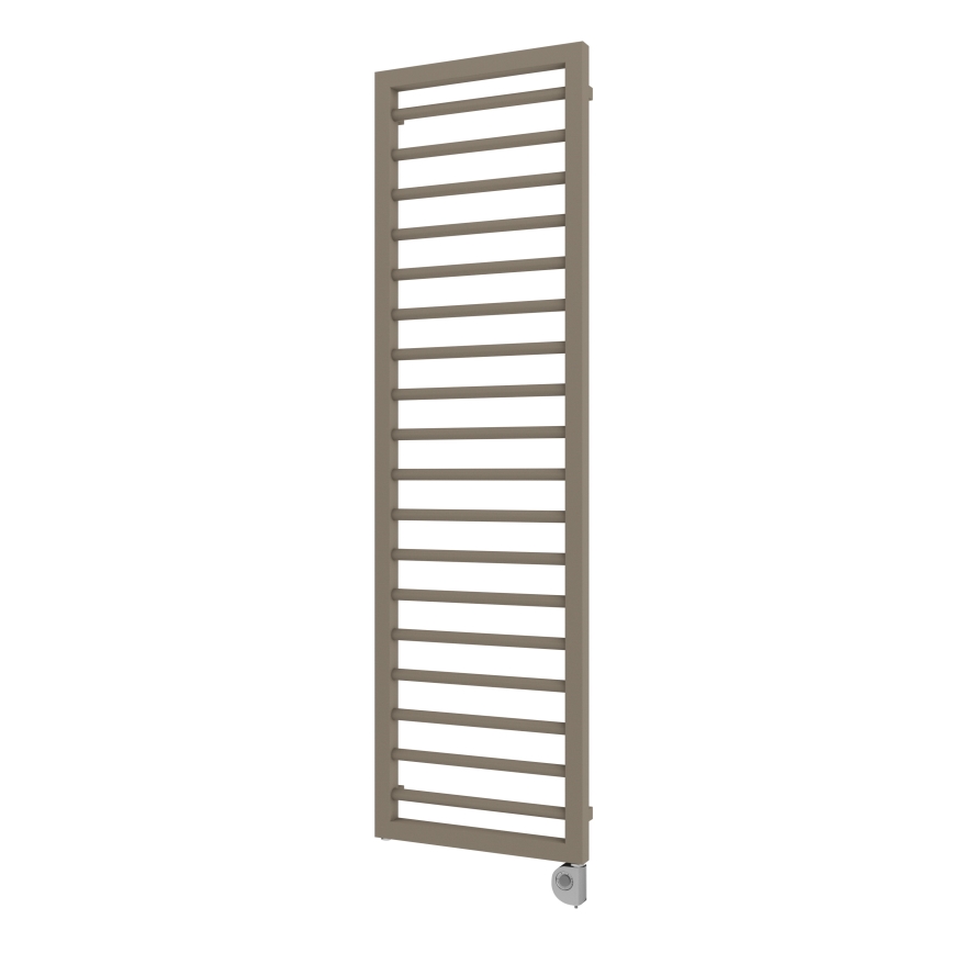 Vertaduro - Kupaonski radijator s termostatom ADEL 600W 172x50 cm taupe