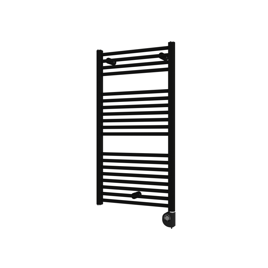 Vertaduro - Kupaonski radijator s termostatom DENISE 400 W 94 x 50 cm, crni