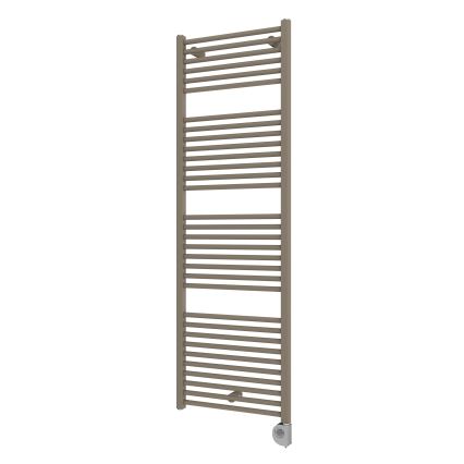 Vertaduro - Kupaonski radijator s termostatom DENISE 600W 154x50 cm taupe