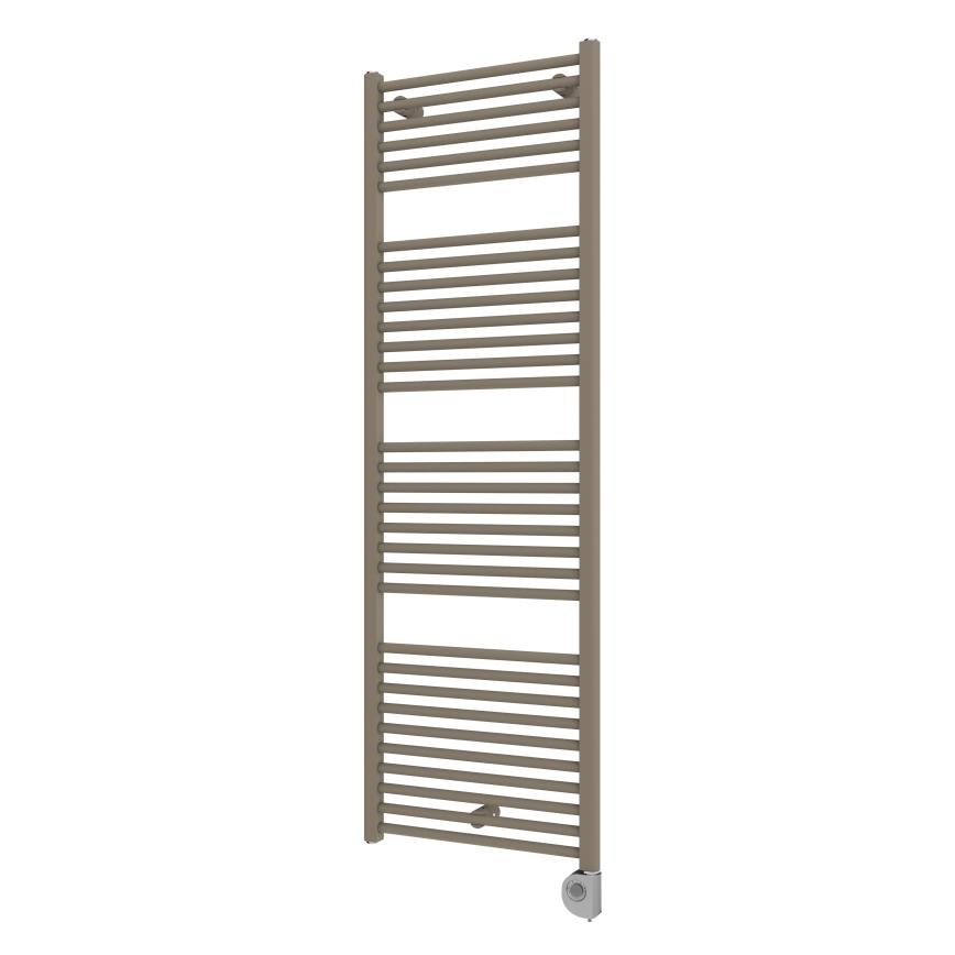Vertaduro - Kupaonski radijator s termostatom DENISE 600W 154x50 cm taupe