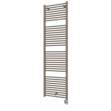 Vertaduro - Kupaonski radijator s termostatom DENISE 800W 178x50 cm taupe