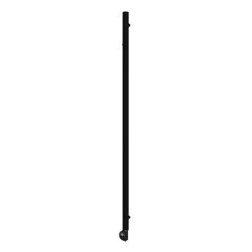 Vertaduro - Kupaonski radijator s termostatom ERDA 400W 180x5 cm crni
