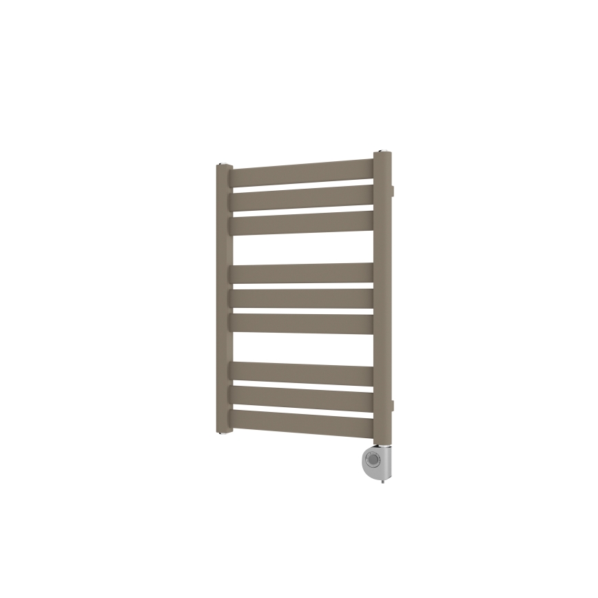 Vertaduro - Kupaonski radijator s termostatom LUCY 400W 73x50 cm taupe
