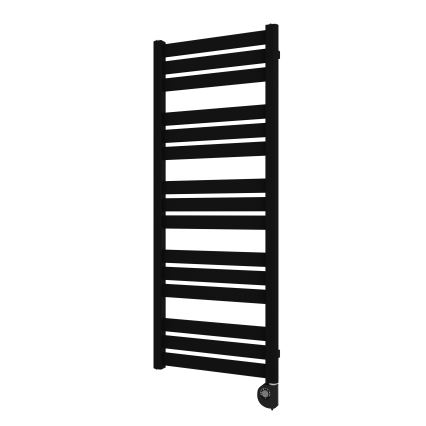 Vertaduro - Kupaonski radijator s termostatom LUCY, 600 W, 125 x 50 cm, crni