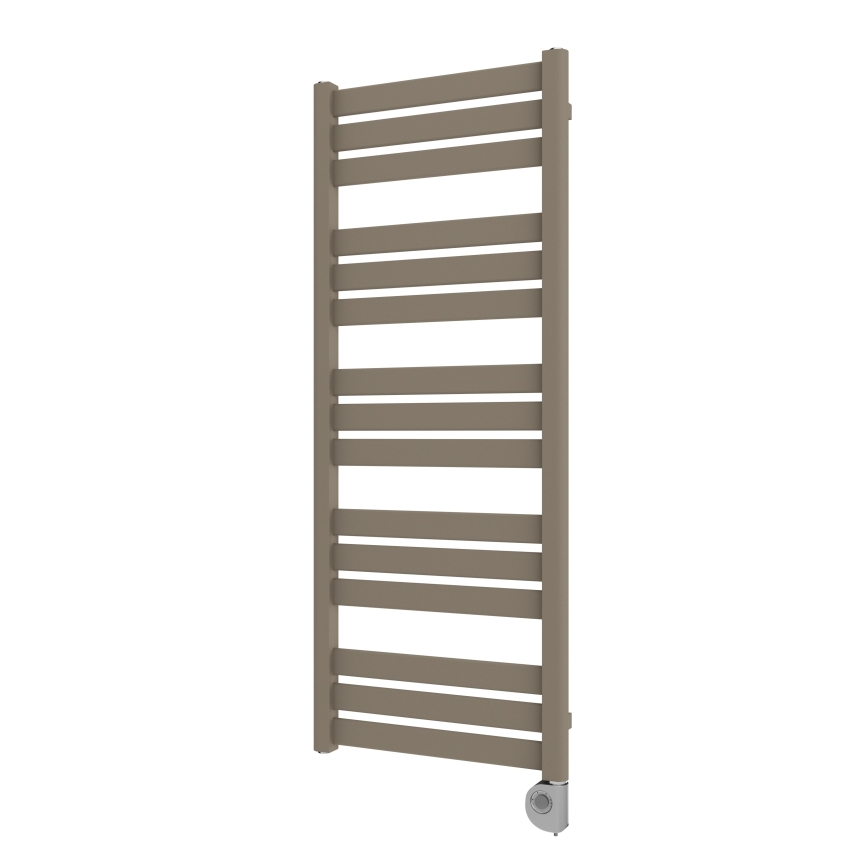 Vertaduro - Kupaonski radijator s termostatom LUCY 600W 125x50 cm taupe