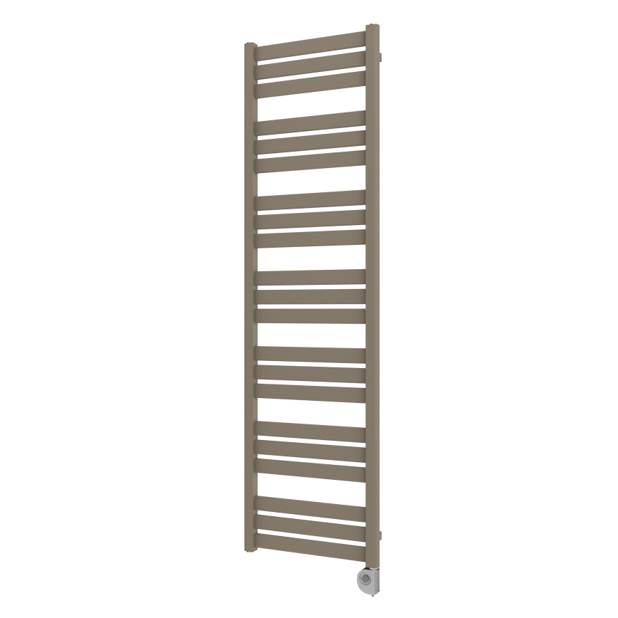 Vertaduro - Kupaonski radijator s termostatom LUCY 800W 177x50 cm taupe