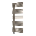 Vertaduro - Kupaonski radijator s termostatom MICHELLE, 600 W, 129 x 50 cm, taupe