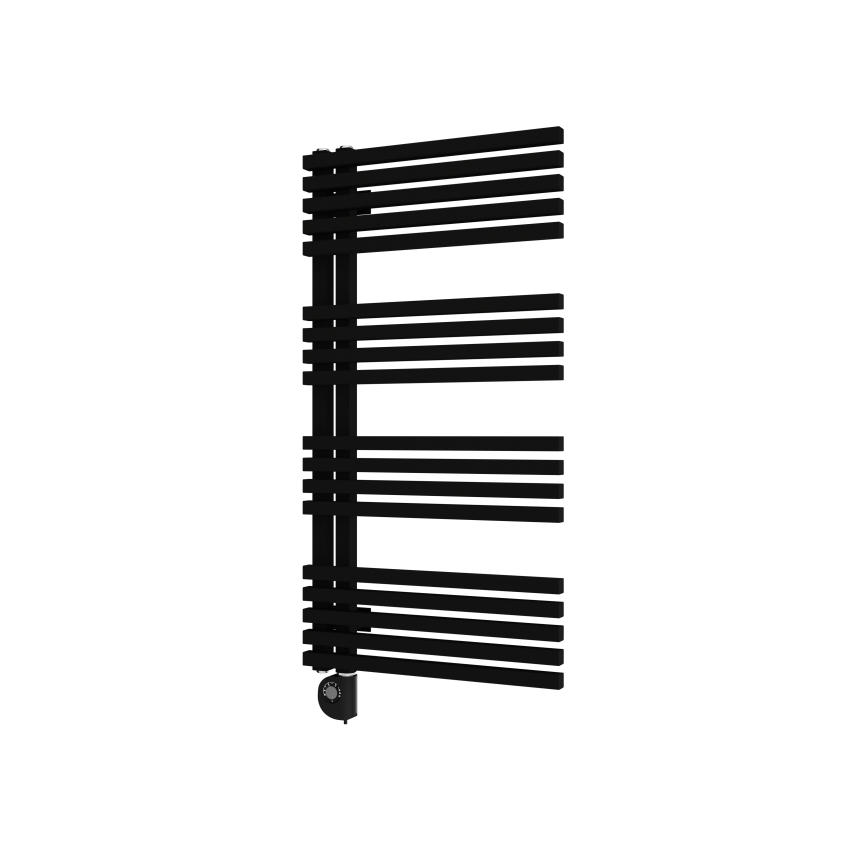 Vertaduro - Kupaonski radijator s termostatom MICHELLE 600W 97x50 cm crni