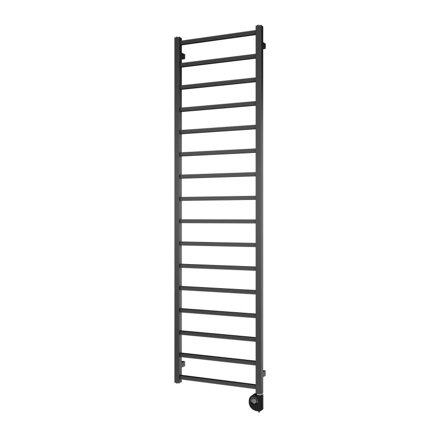 Vertaduro - Kupaonski radijator s termostatom ZOE 400 W, 186 x 50 cm, antracit
