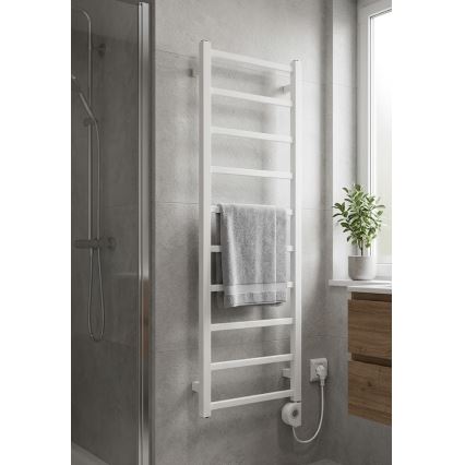 Vertaduro - Kupaonski radijator s termostatom ZOE 400W 114x40 cm bijela