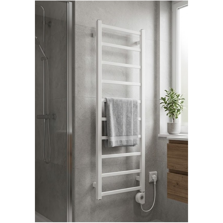 Vertaduro - Kupaonski radijator s termostatom ZOE 400W 114x40 cm bijela