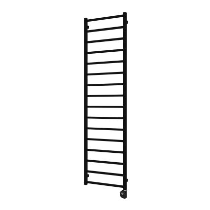 Vertaduro - Kupaonski radijator s termostatom ZOE 400W 186x50 cm crni