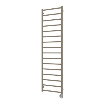 Vertaduro - Kupaonski radijator s termostatom ZOE 400W 186x50 cm taupe