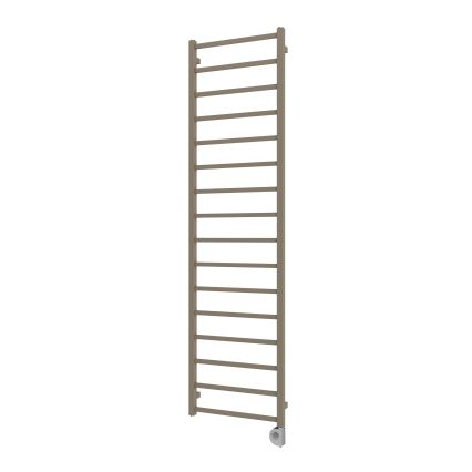 Vertaduro - Kupaonski radijator s termostatom ZOE 400W 186x50 cm taupe
