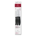 Victorinox - 3-dijelni set kuhinjskih noževa za povrće SWISS CLASSIC u crnoj boji