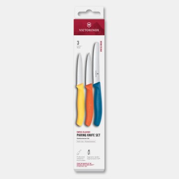 Victorinox - 3-dijelni set kuhinjskih noževa za povrće SWISS CLASSIC, u više boja