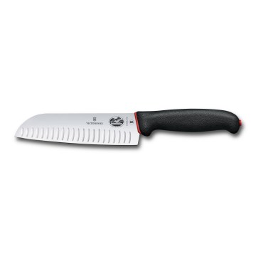 Victorinox - Kuhinjski nož Santoku DUAL GRIP 17 cm, crni