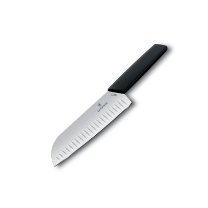 Victorinox - Kuhinjski nož Santoku SWISS MODERN 17 cm crni