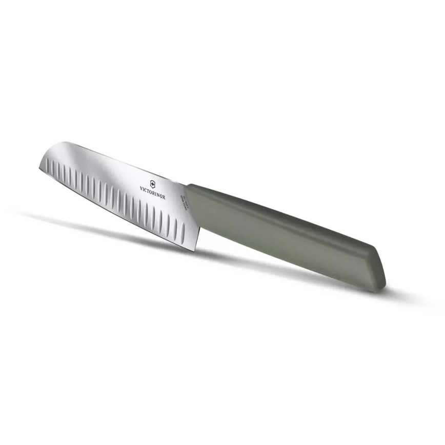Victorinox - Kuhinjski nož santoku SWISS MODERN 17 cm zelena