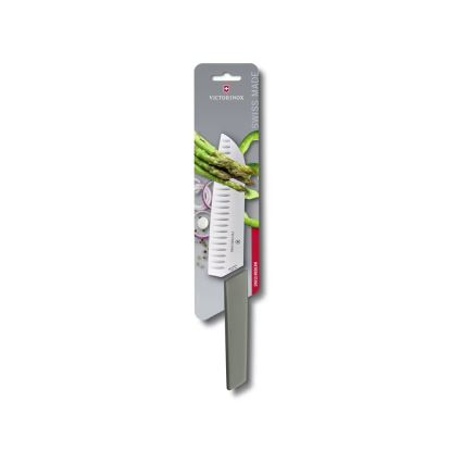 Victorinox - Kuhinjski nož santoku SWISS MODERN 17 cm zelena