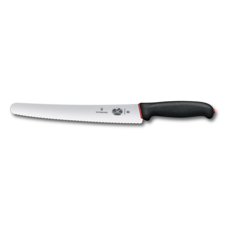 Victorinox - Kuhinjski nož za kruh DUAL GRIP 26 cm, crni