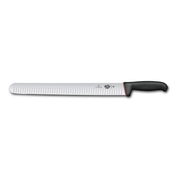 Victorinox - Kuhinjski nož za rezanje na tanke kriške DUAL GRIP 36 cm crni