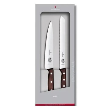 Victorinox - Set kuhinjskih noževa WOOD, 2 kom., javor