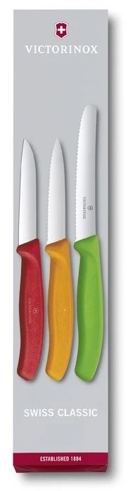 Victorinox - Set kuhinjskih noževa za povrće 3 kom mix boja