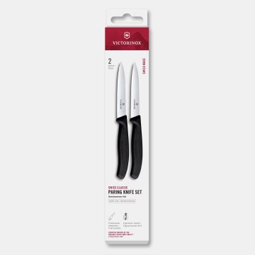 Victorinox - Set kuhinjskih noževa za povrće SWISS CLASSIC 10 cm 2 kom crna