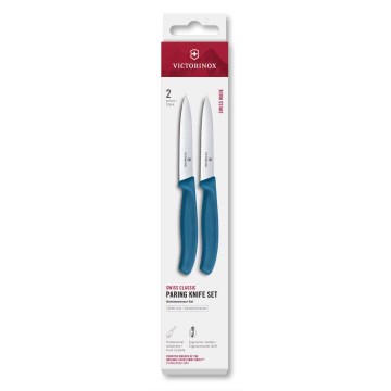 Victorinox - Set kuhinjskih noževa za povrće SWISS CLASSIC 10 cm 2 kom plava
