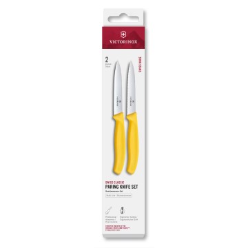 Victorinox - Set kuhinjskih noževa za povrće SWISS CLASSIC, 10 cm, 2 kom, žute