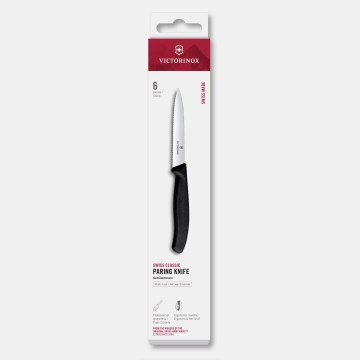 Victorinox - Set kuhinjskih noževa za povrće SWISS CLASSIC 10 cm, 6 kom, crni
