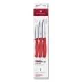 Victorinox - Set kuhinjskih noževa za povrće SWISS CLASSIC, 3 kom, crvena