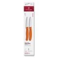 Victorinox - Set kuhinjskih noževa za povrće SWISS CLASSIC, 8 cm, 2 kom, narančasta