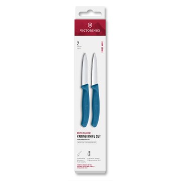 Victorinox - Set kuhinjskih noževa za povrće SWISS CLASSIC 8 cm 2 kom plava