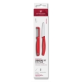 Victorinox - Set kuhinjskog noža s gulilicom SWISS CLASSIC, crvena