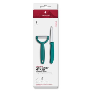 Victorinox - Set kuhinjskog noža s gulilicom SWISS CLASSIC tirkizna