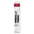 Victorinox - Set kuhinjskog noža s gulilicom SWISS CLASSIC u crnoj boji