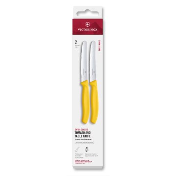 Victorinox - Set noževa za povrće SWISS CLASSIC 11 cm, 2 kom, žuta