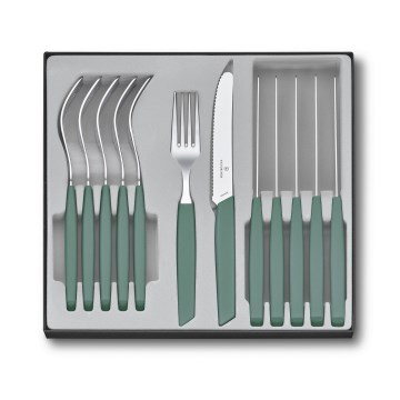 Victorinox - Set pribora za jelo SWISS MODERN, 12-dijelni, tirkizni