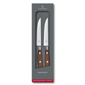 Victorinox - Set steak noževa GRAND MAITRE 12 cm, 2 kom, javor