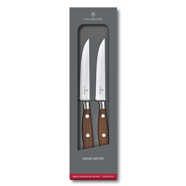 Victorinox - Set steak noževa GRAND MAITRE 12 cm, 2 kom, javor