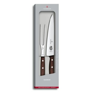 Victorinox - Set za porcijanje WOOD, 2 kom., javor