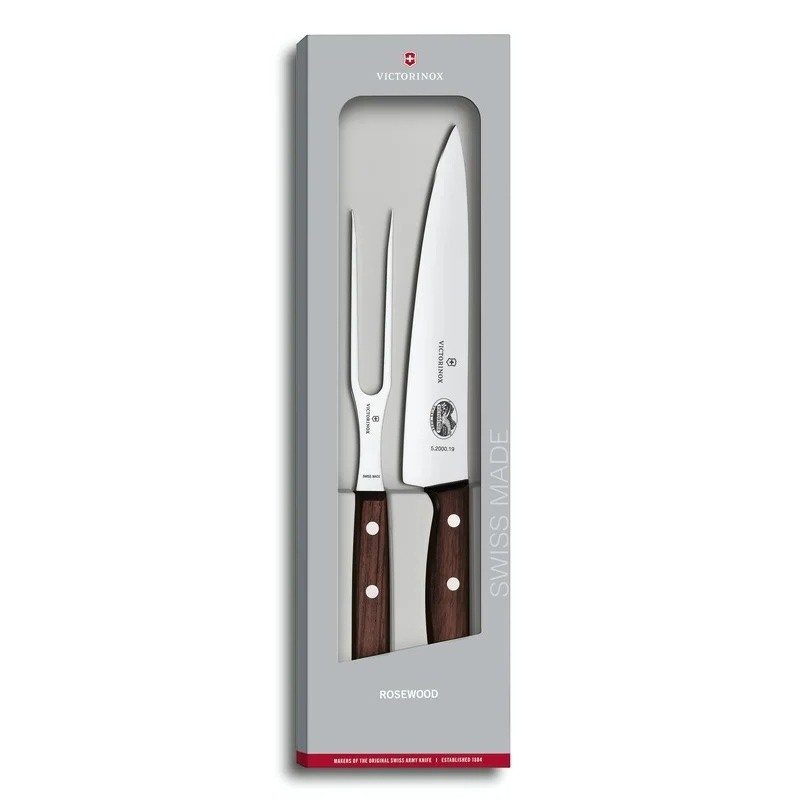 Victorinox - Set za porcijanje WOOD, 2 kom., javor