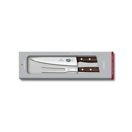 Victorinox - Set za porcijanje WOOD, 2 kom., javor