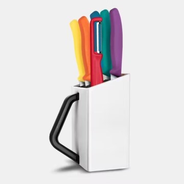 Victorinox - SWISS CLASSIC, 7-dijelni set kuhinjskih noževa sa stalkom, u više boja
