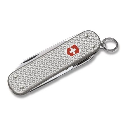 Victorinox - Višenamjenski džepni nož CLASSIC ALOX 5,8 cm/5 funkcija srebrna