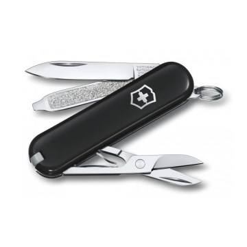Victorinox - Višenamjenski džepni nož CLASSIC SD 5,8 cm/7 funkcija crna