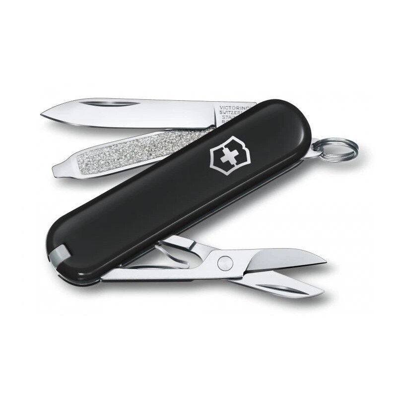 Victorinox - Višenamjenski džepni nož CLASSIC SD 5,8 cm/7 funkcija crna
